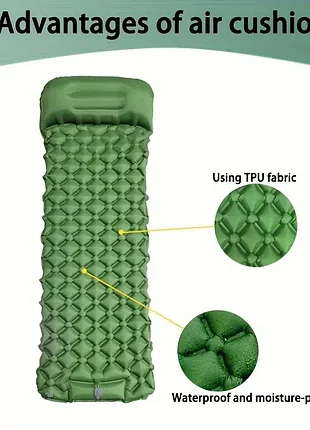 Килимок надувний, кемпінговий, туристичний
