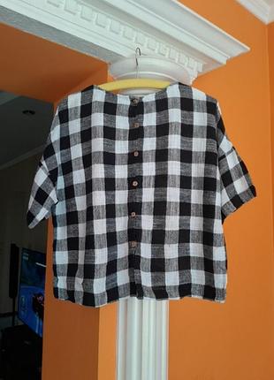 Блуза льон котон 3