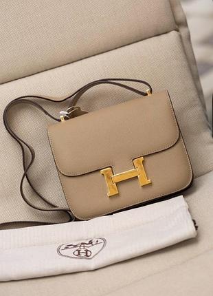 Шкіряна сумка ермес люкс