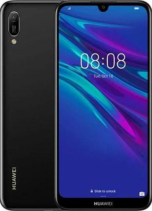 Смартфон huawei y6 2019 2/32 gb midnight black, 2 sim 6.09" ips 13 мп gps lte 3020 мач