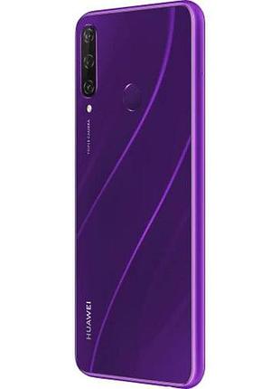 Смартфон huawei y6p 3/64gb black, 2 sim 6.3" ips nfc 5000 mah 4