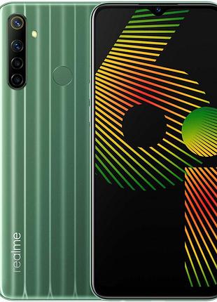 Смартфон realme 6i 4/128gb green, 2 sim ips 6,5" helio g80 nfc 5000 mah