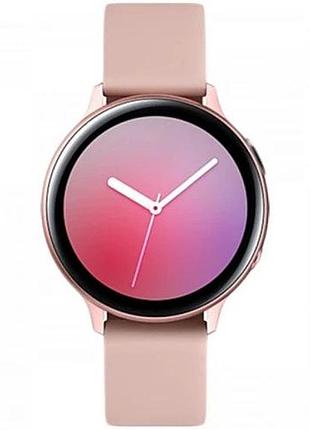 Смарт-часы samsung galaxy watch active 2 pink (sm-r820), 1.20", 360x360, 4 гб, tizen, bluetooth 5.0