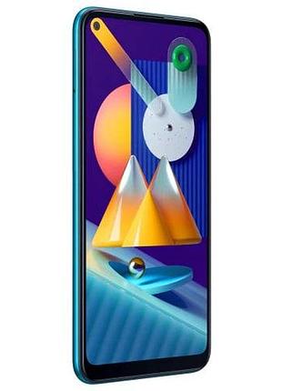 Смартфон samsung galaxy m11 (m115f) 3/32gb blue 2 sim 6.4" snapdragon 450 5000 мач nfc 4