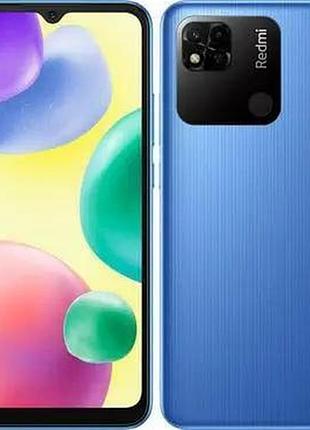 Смартфон xiaomi redmi 10a 4/64gb blue, 2 sim 6.53" ips helio g25 5000 mah 2