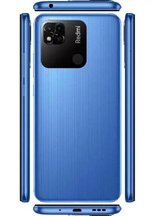Смартфон xiaomi redmi 10a 4/64gb blue, 2 sim 6.53" ips helio g25 5000 mah 3