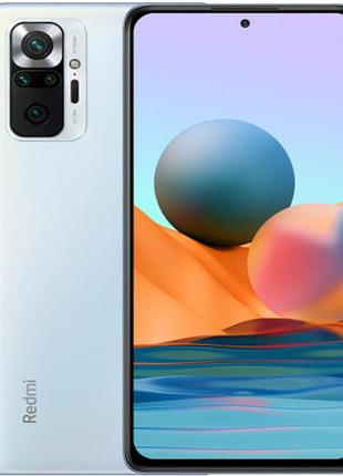 Смартфон xiaomi redmi note 10 pro 6/64gb glacier blue 2sim lte 6.67" 2400x1080 120 гц 5020 mah 4к uhd