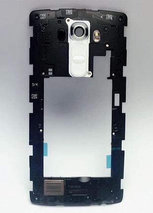 Середня рамка lg g4 black.