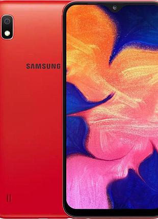 Смартфон samsung galaxy a10 (sm-a105f) 2/32gb red 2 sim lte 6.2" 1520x720 tft 3400 mah