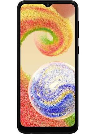 Смартфон samsung galaxy a04e (a042f) 3/64gb black 6.5" 2sim 13мп + 2мп 5000 mah 2