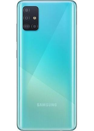 Смартфон samsung galaxy a51 (a515f) 4/128 gb blue 2sim 6.5" 2400x1080 4000 mah 3