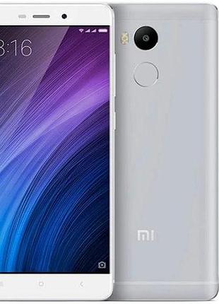Смартфон xiaomi redmi 4 2/16 silver 5" 1280x720 2 sim 4g 13 мп full hd gps 4100 mah