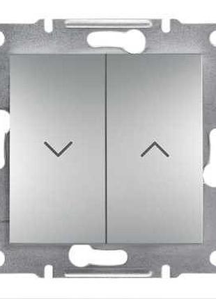 Eph1300161 вимикач 1кл. для жалюзі алюміній schneider  asfora