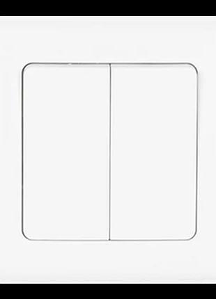 Выключатель двухклавишный ip20 almera