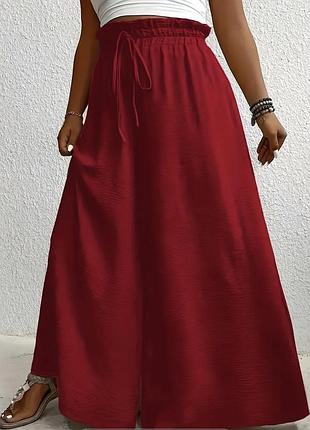 Брюки широкие