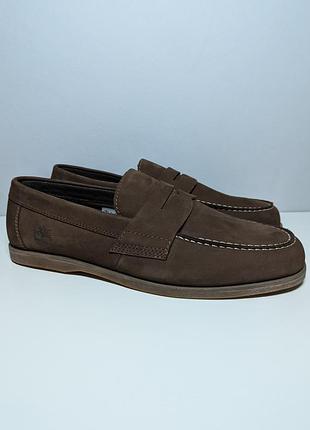 Лоферы, мокасины timeberland brown men's classic tb0a5u65 portugal 46 г. оригинал