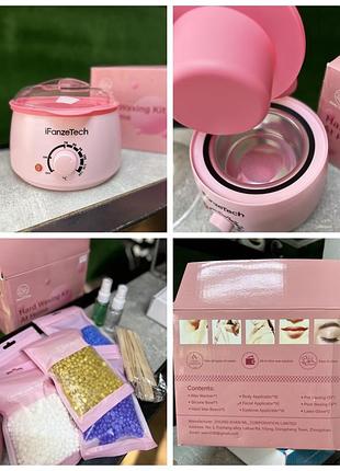 Набір для воскової епіляції ifenzetech “hard waxing kit at home”