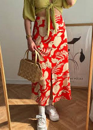 Гневагома міді спідничка з розрізом хс с