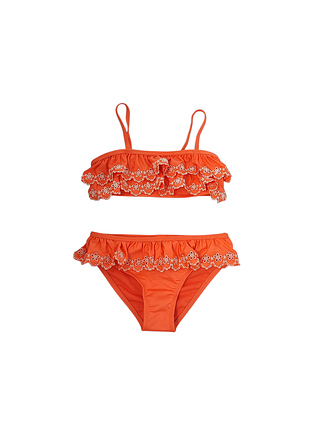 Детский купальник для девочки primark 116 см коралловый (25070615)