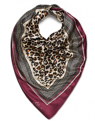 Шарфік хустка атласна, 90*90 см/satin scarf
