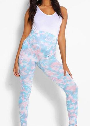 Boohoo. англія. в наявності. лосини з принтом тай дай.
