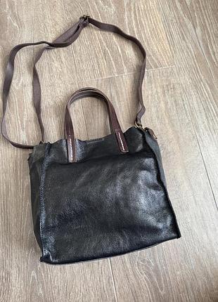 Сумка borse in pelle italy 🇮🇹 шкіра