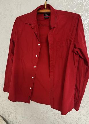 Сорочка чоловіча бордова м