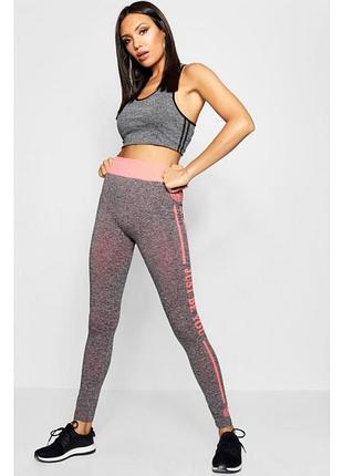 Спортивні легінси від boohoo з написом just be you