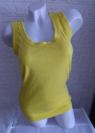 Маечка удлиненная в рубчик