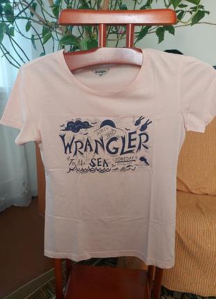 Жіноча бавовняна футболка wrangler (m)