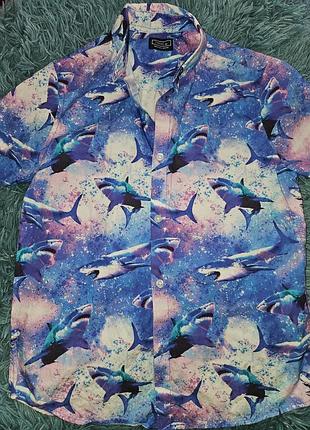 Гавайская рубашка 8-9 лет