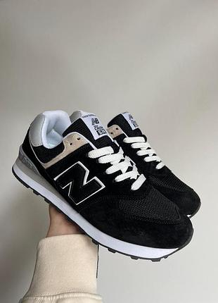 Кросівки new balance 574 black white