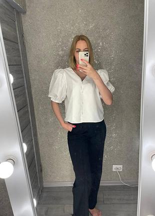 Біла блуза від mango 8