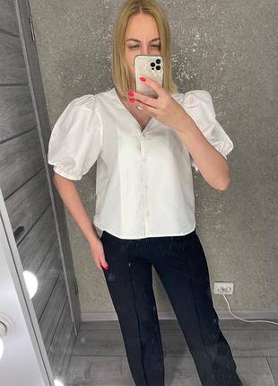 Біла блуза від mango 7