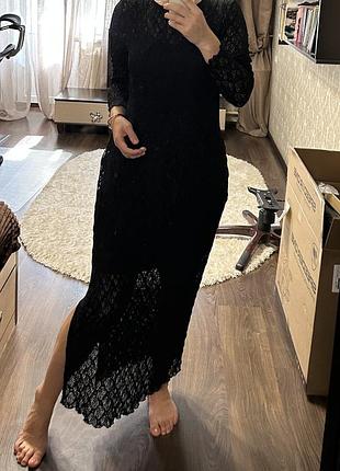 Сукня ажурна , довга 🌺