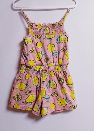 Ромпер комбінезон в принт лимони