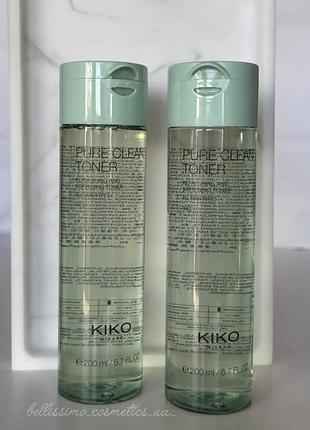 Тонік для обличчя кіко pure clean toner