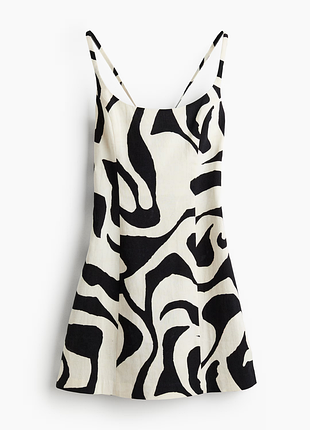 Платье из льна и хлопка h&amp;m