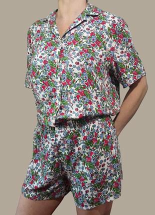 Пижама женская tu из вискозы рубашка и шортики s/m
