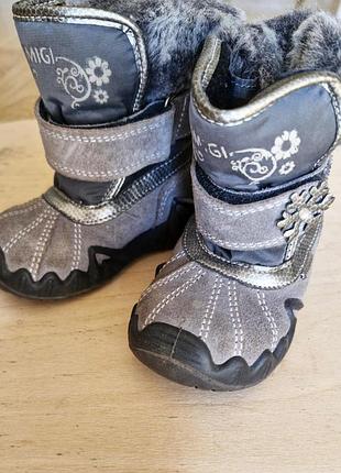 Сапожки для девочки размер 20 стелька 12,5 см замшевые ботинки на девочку primigi