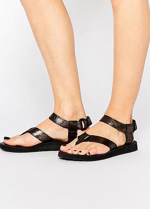 Изысканные открытые спортивные кожаные сандалии teva original sandal leather diamond 40 р. ( 26,5 см