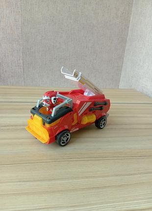 Машинка щенячий патруль с фигуркой маршал paw patrol световые и звуковые эффекты