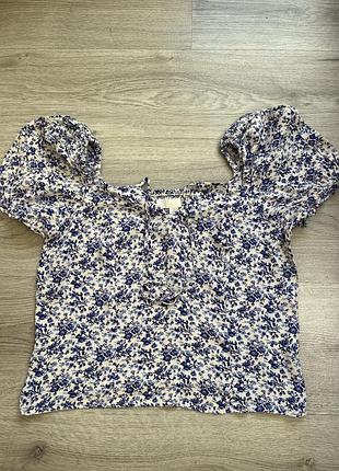Блузка нм в квіти