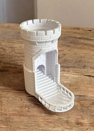Dice tower “smashgate” — ударна вежа для настільних ігор біла 0699