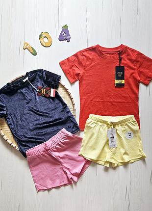 Костюм летний детский 104см, ovs, cool club, польша, 3-4роки, комплект для мальчика/девочки, футболка+шорты, майка+шорты