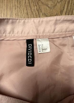 Міні-спідниця h&m divided рожева 4