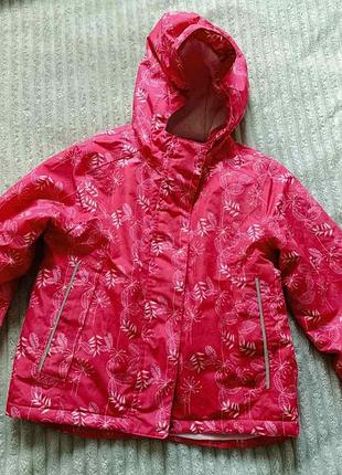 Куртка -термо фирменная "lupilu" на девочку 5/6 лет.