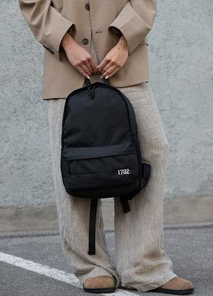 Женский городской молодежный рюкзак-портфель without minic reflective для ноутбука black черный