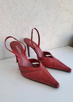 Вінтажні шкіряні туфлі faith