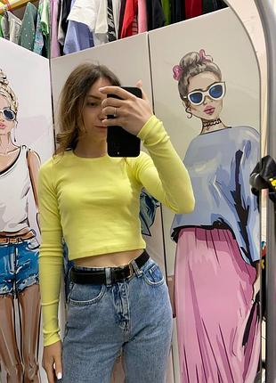 Базовый лонг в рубчик jjxx, кропнутый лонг